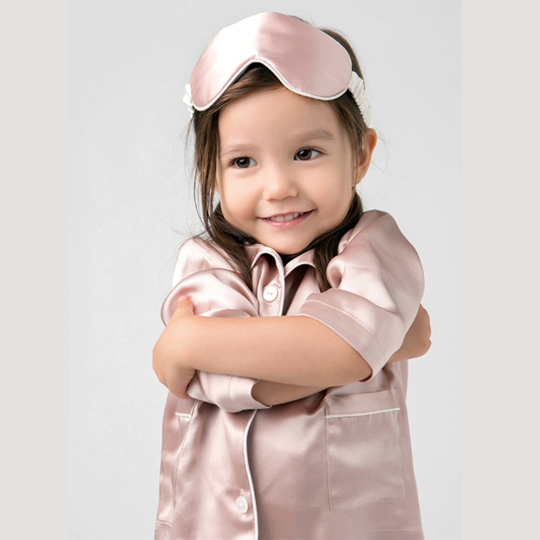 Skin Protecting, 100% Natural Mulberry Silk, Luxury Pajamas for Children