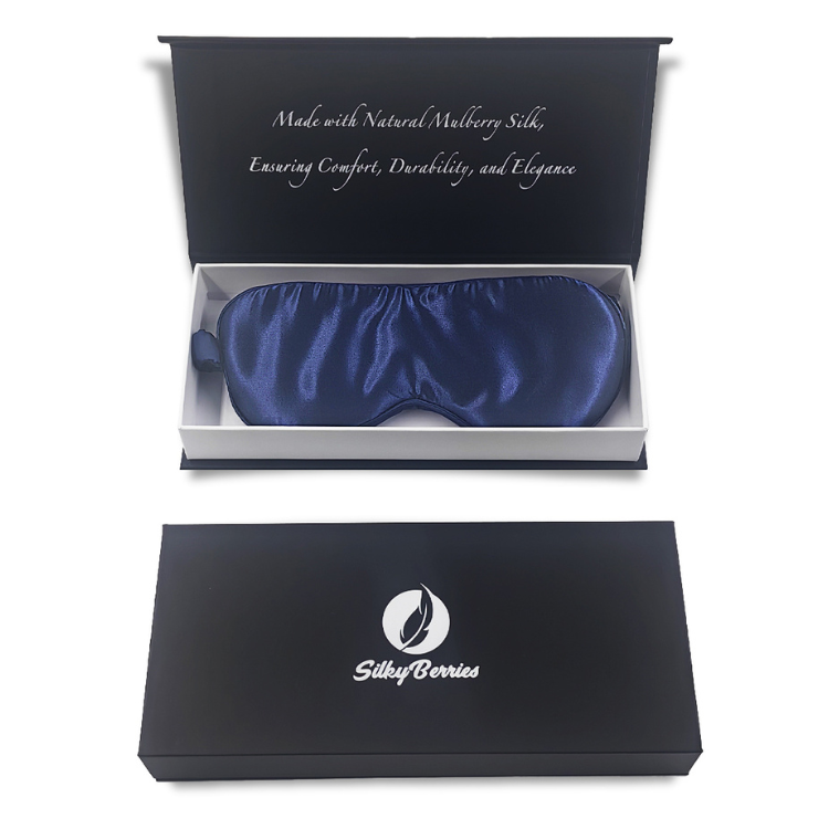 SilkyBerries 100% Natural Mulberry Silk, Luxury Sleep Mask - SilkyBerries